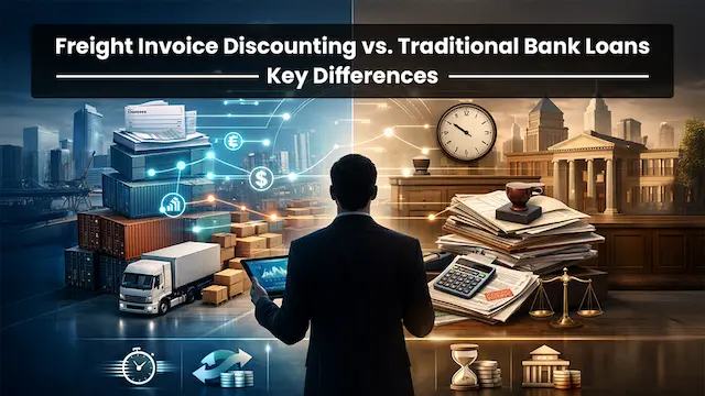 Freight Invoice Discounting vs. Traditional Bank Loans: Key Differences