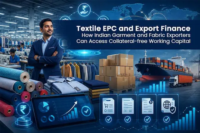Textile EPC And Export Finance: How Indian Garment And Fabric Exporters Can Access Collateral-Free Working Capital