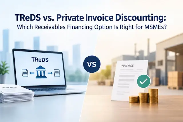 TReDS vs. Private Invoice Discounting: Which Receivables Financing Option Is Right for MSMEs?